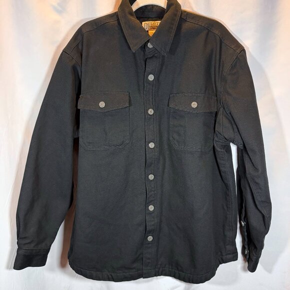 Duluth Trading Co. Shirt Jac – Men’s Large (Black, Lined, Like New) - Picture 2 of 8